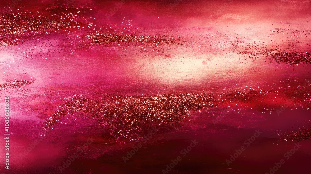 Elegant pink and rose gold gradient background with glittery bronze ...