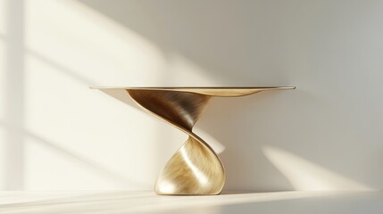 Wall Mural - Twisted Golden Table