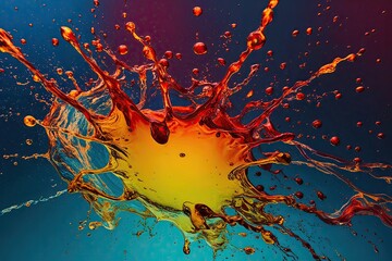 Wall Mural - Radiant Fluid Backgrounds with Vivid Glow and Smooth Texture