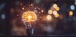 © ali - Idea Innovation Brainstorming Creative Solution Light Bulb Technology Concept Inspiration Success Growth Imagination