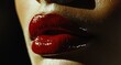 © Mind - close up of lips with lipstick
