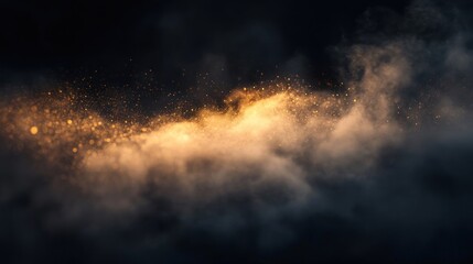 Wall Mural - dense fog atmosphere background ethereal.