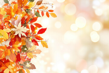 Canvas Print - Fall Winter Background