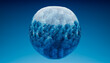 © Westend61 - 3D rendering abstract of sea circle over blue background