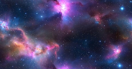 nebula and galaxies in space. abstract cosmos background , isolated on white background, , copy spac