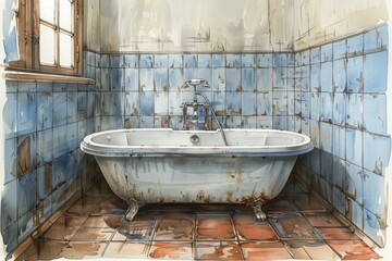 old bathroom