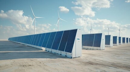 Poster - Integrated Smart Grid System Harnessing Renewable Solar and Wind Energy with Battery Storage for Efficient Sustainable Energy Management and Power Distribution