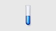 © ArtistryAlchemy - A single test tube icon filled with blue liquid, centered on a soft grey background.