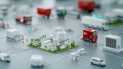 Poster - Centralized Energy Management System Linking Wind Solar Hydro Thermal and Nuclear Power Sources to Electric Vehicles Smart Homes Factories and Buildings for Efficient