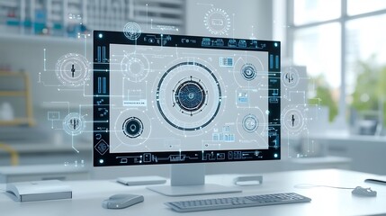 Poster - Centralized smart grid control hub efficiently managing the of renewable energy sources for optimized power distribution to urban and industrial consumers  Depicting the future of modern