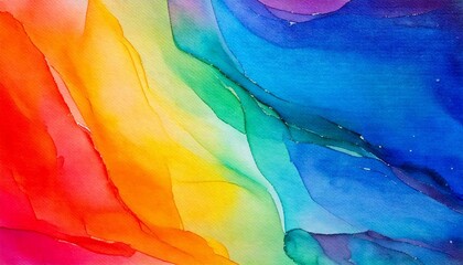 Wall Mural - Abstract colorful watercolor paint paper background texture