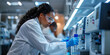 © Technology01 - Scientist Working with Laboratory Equipment, Advanced Research on Scientific Processes in Lab