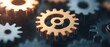 © NanisHappy - Close-up of metallic gears in an intricate arrangement, showcasing the precision and engineering behind machinery.