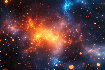 stars and nebula background