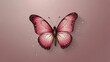 © Adi - PNG Glitter Pink Butterfly Icon on White Background