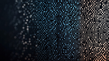 Wall Mural - abstract digital background featuring a gradient of colorful dots and a modern aesthetic, perfect fo