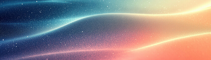 Wall Mural - abstract wave pattern in vibrant colors, creating a serene and dreamy atmosphere. perfect for backgr