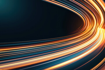 Wall Mural - vibrant light trails create a dynamic and abstract background, perfect for technology, speed, and in