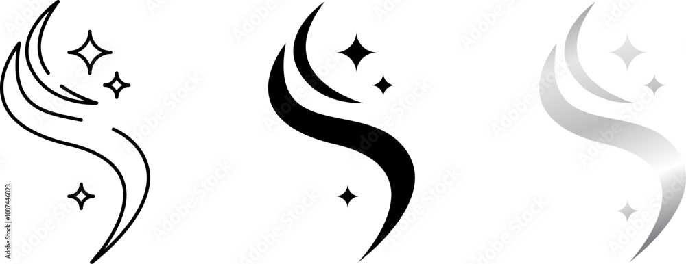 Smooth and silky icon , vector illustration Stock Vector | Adobe Stock