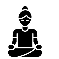 Sticker - Meditation Icon