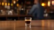 © lisa - Espresso Shot On Bar Counter In A Pub Setting