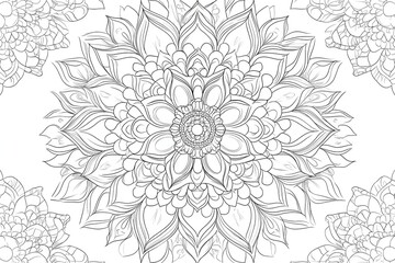 Ornamental luxury mandala pattern luxury ornamental mandala design background in gold color mandala design idea, mandala design vector, mandala sample flower Mandala for print poster, cover, brochure	