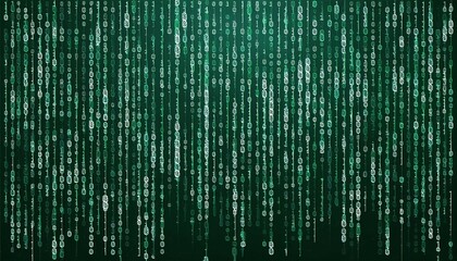 a stream of binary matrix code on the screen numbers of the computer matrix