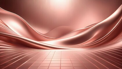 Wall Mural - rose gold background with lighting