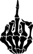 © Bundle Store - Skeleton Hand SVG, Skull Skeleton Hand svg, Rack Hand Svg, Halloween svg, Middle Finger svg, Cricut Cut Files ,hand showing middle finger up. fuck you or fuck off.