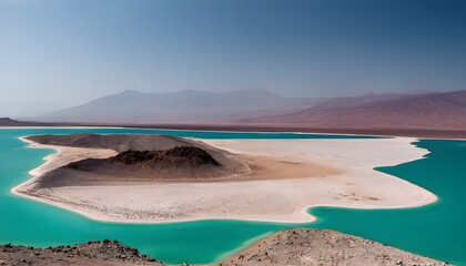 Wall Mural - A view of Lake Assal in Djibouti