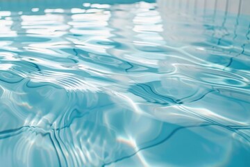 Wall Mural - A clear and calm pool water scene