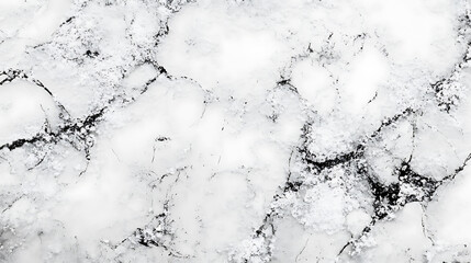 Aufkleber - A black and white texture of snow, with subtle details like cracks or small icy particles visible in the surface