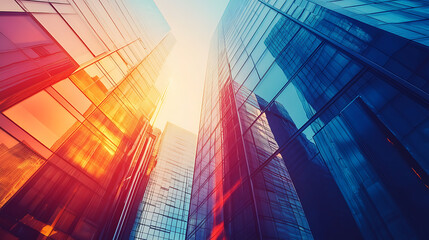 Leinwandbilder - Analyzing mortgage loan and insurance for real estate investment abstract background