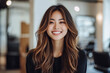© Nikki AI - Happy Asian Woman With Coloured Balayage Hair