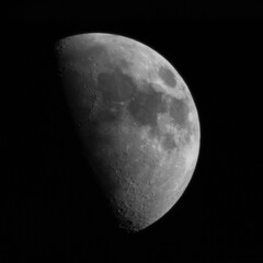 Wall Mural - 47 11-9-2024 waxing gibbous moon at 59 point 8 percent illumination