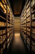© Tikic - Vault filled with shelves of gold bars