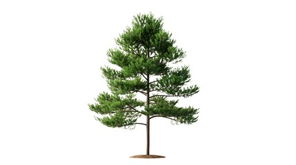 majestic pine tree: a tall, slender pine tree stands tall and proud, its lush green needles reaching