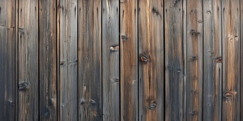 Wall Mural - aged brown rustic dark weathered wooden texture - wood backdrop