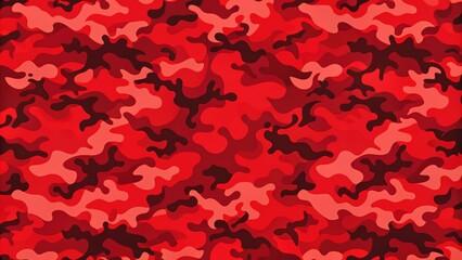bold and vibrant red camouflage pattern for a unique and eye-catching design, camouflage, red, patte