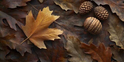 Aufkleber - Acorn Leaf
