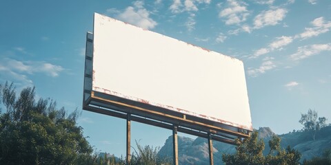Poster - blank billboard - outdoor public commercial advertising