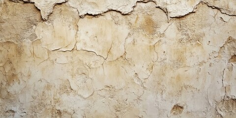 Leinwandbilder - Horizontal or vertical texture of an aged wall and beige stucco. Template featuring light brown stucco.
