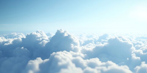 Aufkleber - A section of the sky captured while in the clouds, defocused.