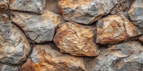 Leinwandbilder - A textured or background with weathered stone.
