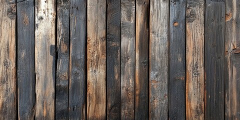 Aufkleber - Aged wooden backdrop. Wooden surface or flooring.