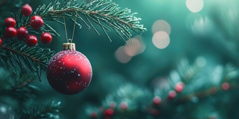 Leinwandbilder - isolated Christmas decoration