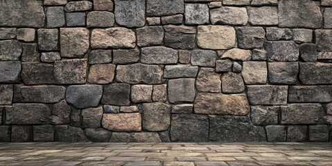 Leinwandbilder - Stone Wall Backdrop