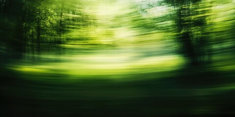 Poster - green blur