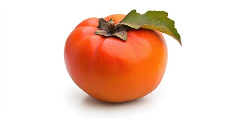 Poster - persimmon against a white background