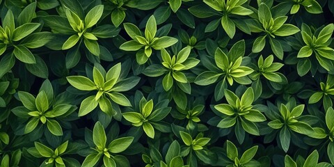 Aufkleber - Floral texture of the leaves of green box plants.